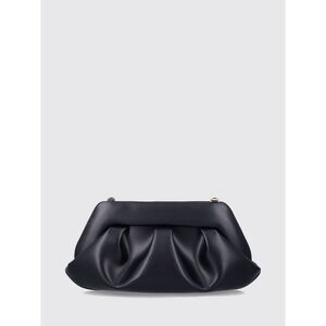 Themoire Women Themoire Draped Vegan Leather Clutch With Magnetic Closure